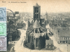 Gent St Niklaaskerk en Panorama