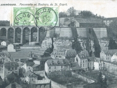 Luxembourg Passerelle et Rochers du St Esprit