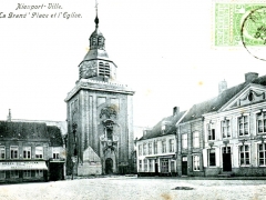 Nieuport Ville La Grand'Place et l'Eglise