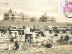 Ostende Chalet Royal et la digue