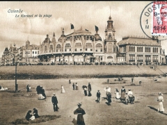 Ostende Le Kursaal et la plage