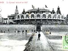 Ostende Le Kursaal restaure en 1907
