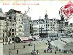 Ostende Les Grands Hotels vues du Kursaal