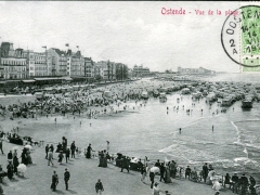 Ostende Vue de la plage