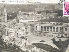 Spa Le Kursaal vu des promenades d'Annette et Lubin