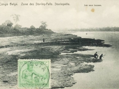 Zone des Stanley Falls Stanleyville les eaux basses