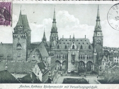 Aachen Rathaus Rückenansicht mit Verwaltungsgebäude