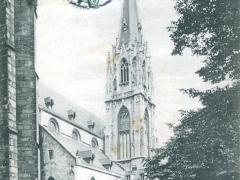 Aachen St Foilanskirche vom Münsterplatz aus gesehen