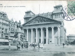 Aachen Theater und Kaiser Wilhelm Denkmal