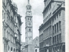 Augsburg Perlachturm und Rathaus