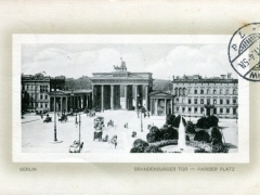 Berlin Brandenburger Tor Pariser Platz