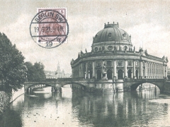Berlin Kaiser Friedrich Museum mit Kaiser Friedrich Brücke