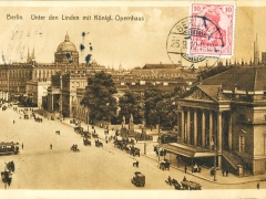 Berlin Unter den LInden mit königl Operhaus