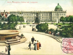 Berlin königliches Schloss mit Lustgarten