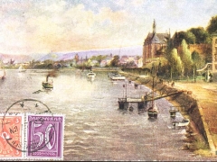 Bonn Rhein Künstlerkarte