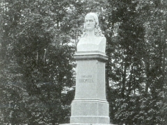 Coburg Rückert Denkmal in Neuses b Coburg