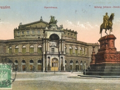 Dresden Opernhaus König Johann Denkmal