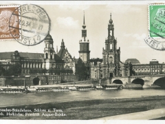 Dresden Ständehaus Schloss und Turm Kath Hofkirche