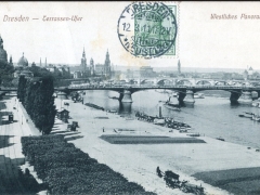 Dresden Terrassenufer westliches Panorama