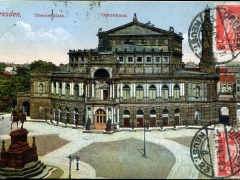 Dresden Theaterplatz Opernhaus