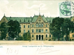 Erfurt königliches Landgericht am Fr Wilhelmsplatz