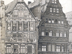 Frankfurt Main Alte Häuser am Römer Haus Frauenstein