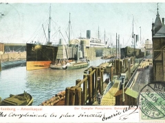 Hamburg Amerikaquai der Dampfer Pensylvania
