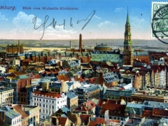 Hamburg Blick vom Michaelis Kirchturm
