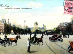Hamburg Holstenplatz mit neuem Oberlandesgericht