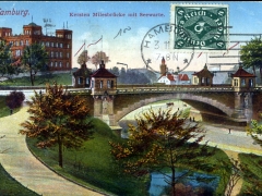 Hamburg Kersten Milesbrücke mit Seewarte