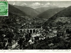 Hornberg Schwarzwald Blick ins Reichenbachtal