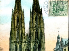 Köln Dom Westseite Turmhöhe 160 Meter