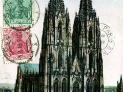 Köln Dom Westseite Turmhöhe 160 mtr
