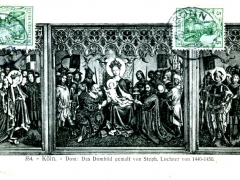 Köln Dom das Dombild gemalt von Steph Lochner