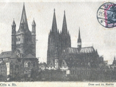 Köln a Rh Dom und St Martin
