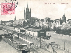 Köln a Rh Rheinufer