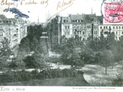 Köln a Rhein Königsplatz und Beethovenstrasse
