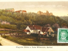 Karltal Klugsche Mühle und Ruine Willenstein