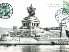 Koblenz a Rhein Kaiser Wilhelm Denkmal