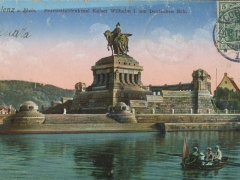 Koblenz a Rhein Provinzialdenkmal Kaiser Wilhelm I am Deutschen Eck