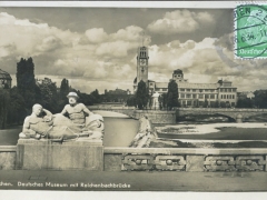 München Deutsches Museum mit Reichenbachbrücke