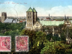Münster i W Blick auf den Dom