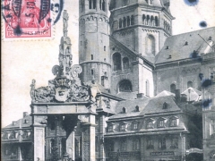 Mainz Dom und Marktbrunnen