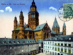 Mainz a Rh Dom von Südwest