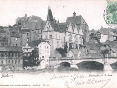 Marburg Universität mit Schloss