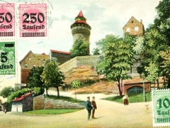 Nürnberg Burgpartie mit Ölberg
