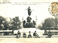 Paris Place de la Nation Le Triomphe de la Republique