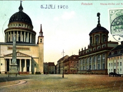 Potsdam Nikolai Kirche und Rathaus