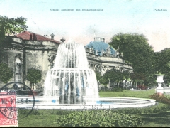 Potsdam Schloss Sanssouci mit Schalenfontaine