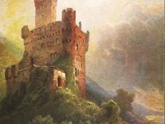 Sooneck Burg Künstlerkarte